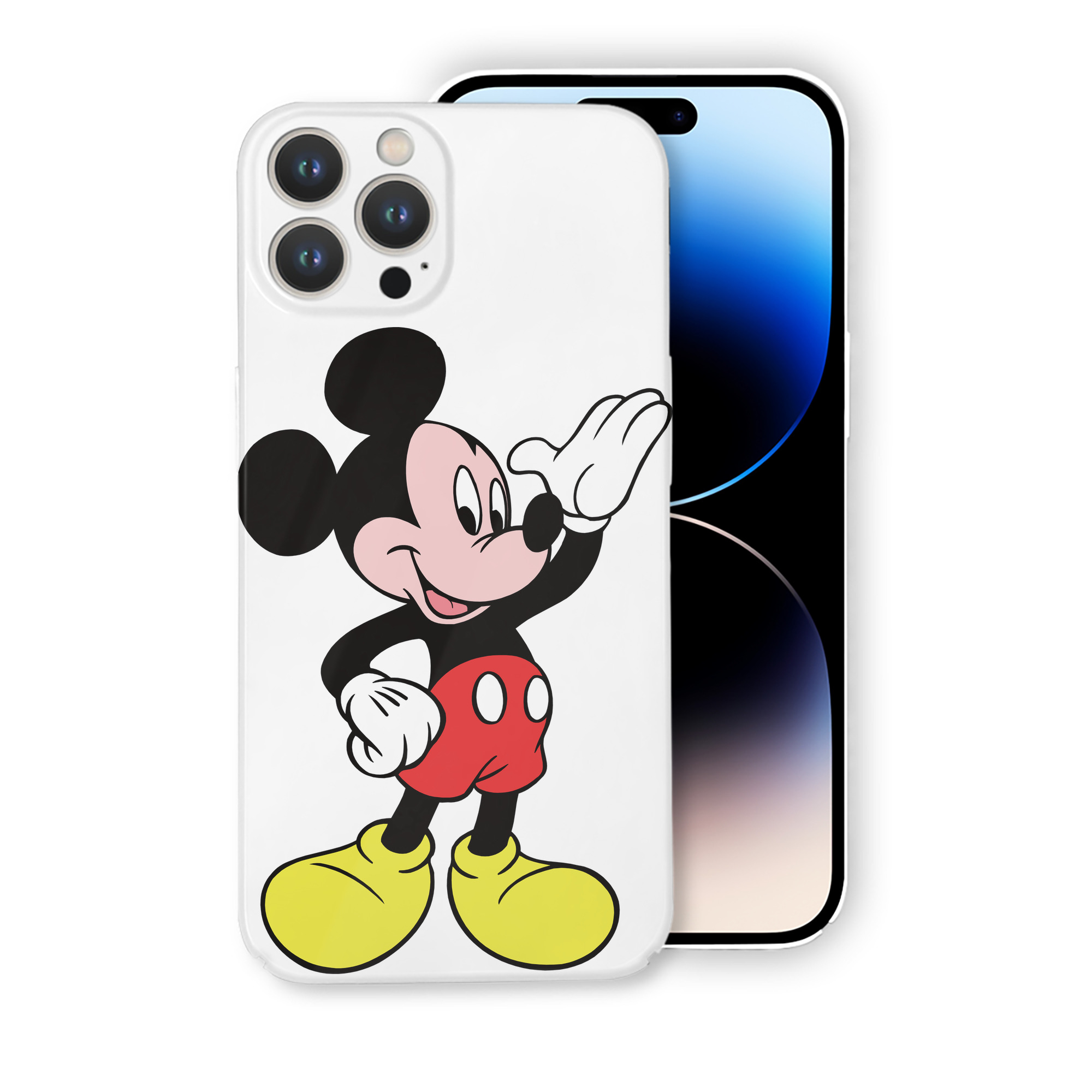 （画像用） ミッキーマウス Mickey Mouse 【iPhone 14シリーズ対応】ハードケース